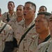 Tongan Marines train and sing