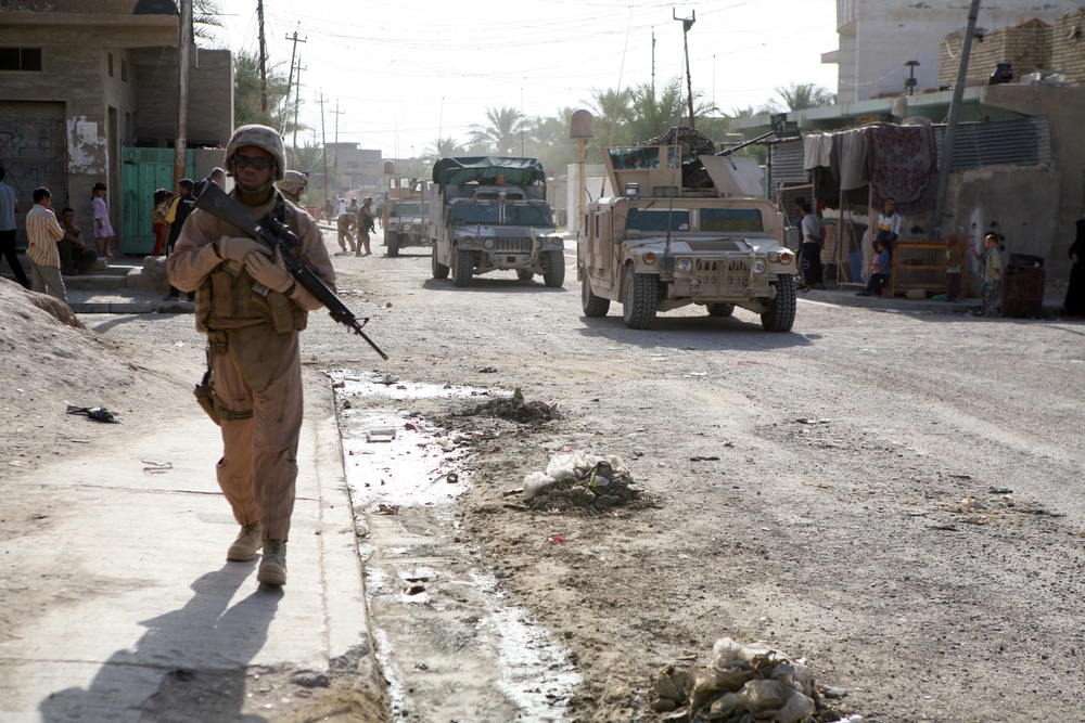 Regimental Combat Team 6 Patrols Fallujah