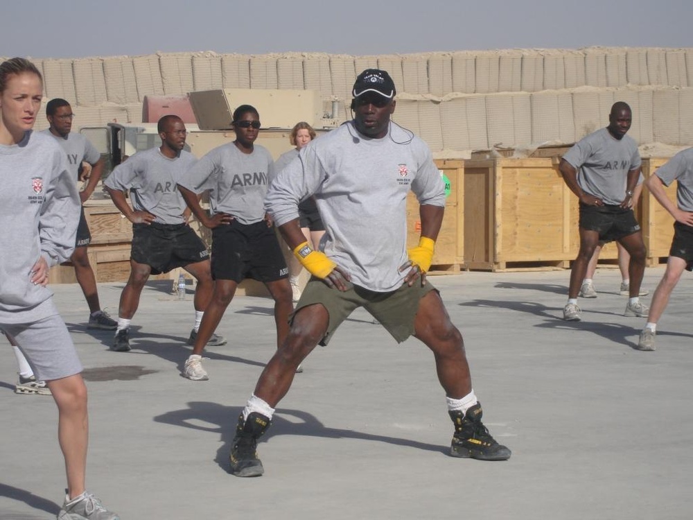 DVIDS - Images - Soldiers work out with Billy Blanks in Afghanistan [Image  3 of 6]