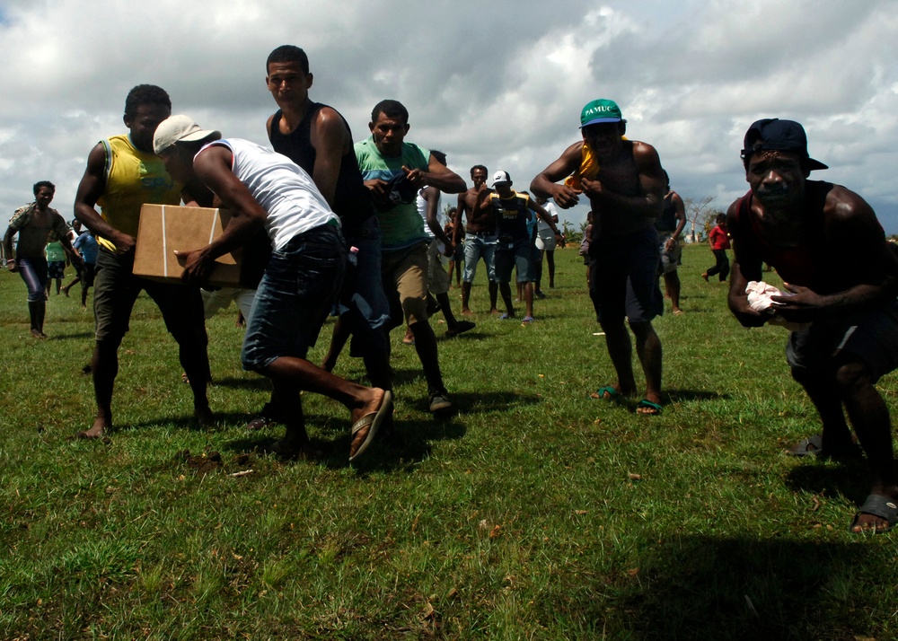 U.S. Navy provides disaster relief to regions damaged by Hurricane Felix