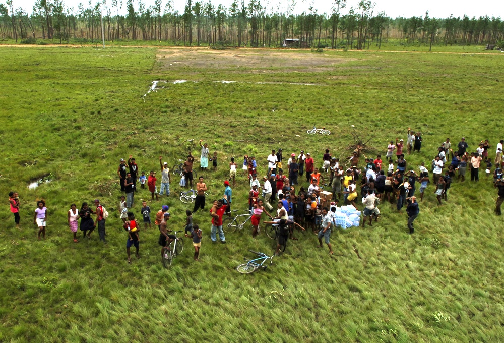 U.S. Navy provides disaster relief to regions damaged by Hurricane Felix