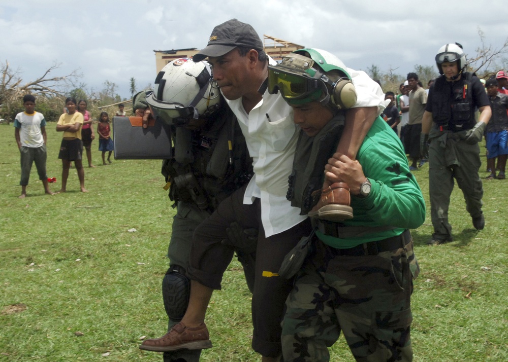 U.S. Navy provides disaster relief to regions damaged by Hurricane Felix