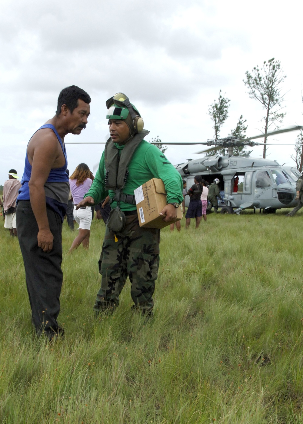 U.S. Navy provides disaster relief to regions damaged by Hurricane Felix