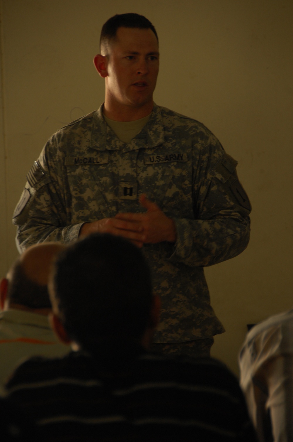 1st Cav. Soldiers Provide Security for Business Seminar