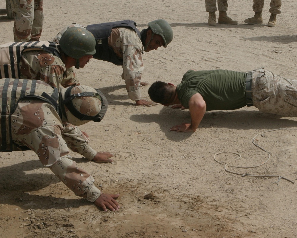 Iraqi Army training site at Joint Security Station