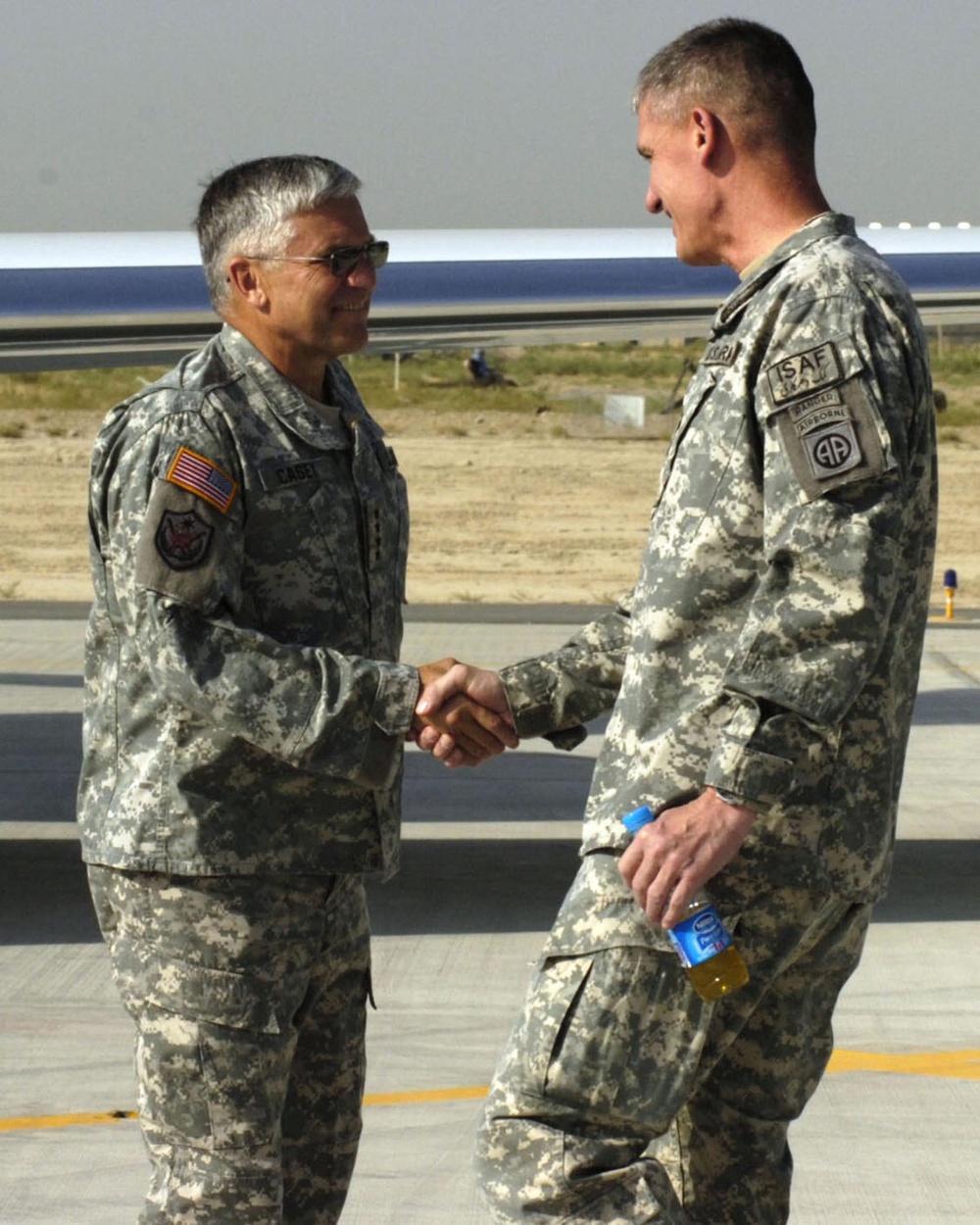 army chief of staff talks to troops