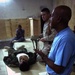 seamen teaches first aid to Iraqi provincial security forces recruits