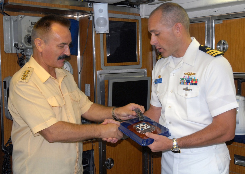 Russian Navy Commander Tours USS Norfolk