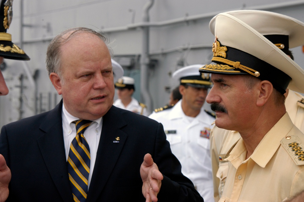 Masorin Visits USS Bataan