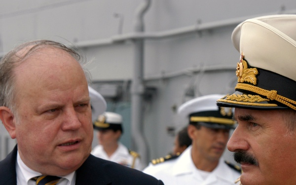 Masorin Visits USS Bataan