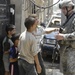 Soldiers patrol the city of Dora