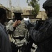 Soldiers patrol the city of Dora