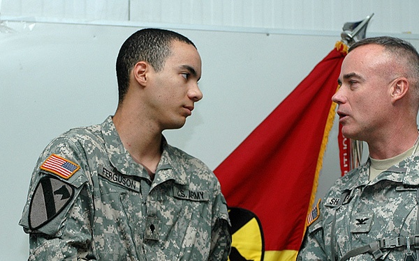 Soldier earns kudos for working outside job specialty