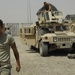 Soldiers patrol the city of Dora