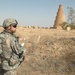 82nd Airborne Troops Help Put Up Guard Towers