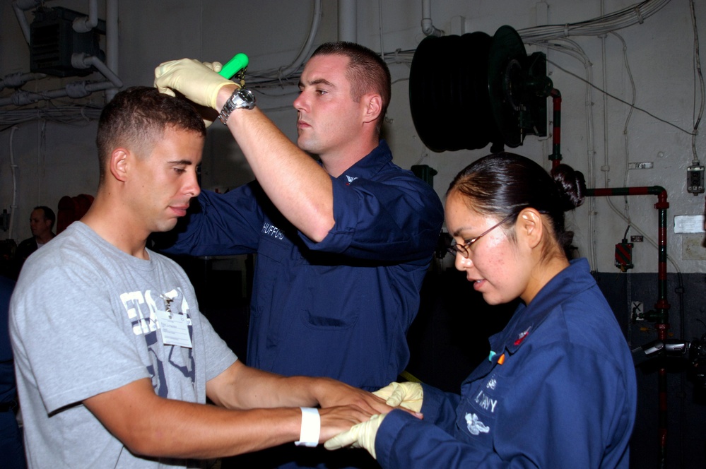 Non-combatant evacuation operation drill