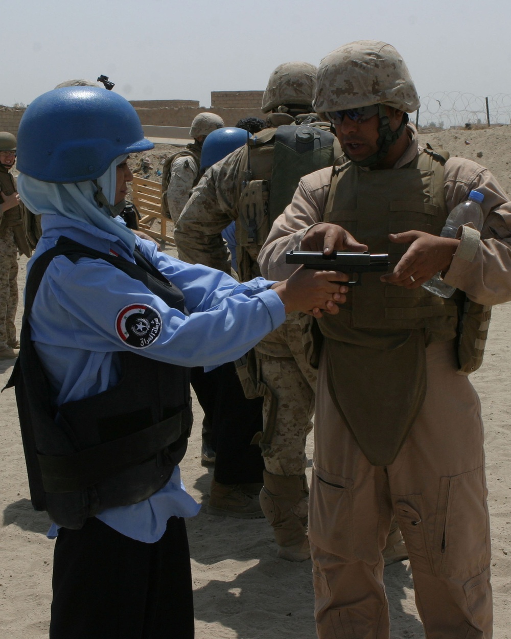 Marines Train Female Iraqi Police