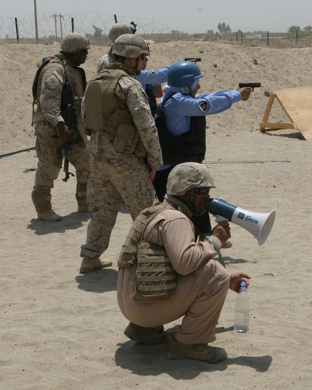 Marines Train Female Iraqi Police