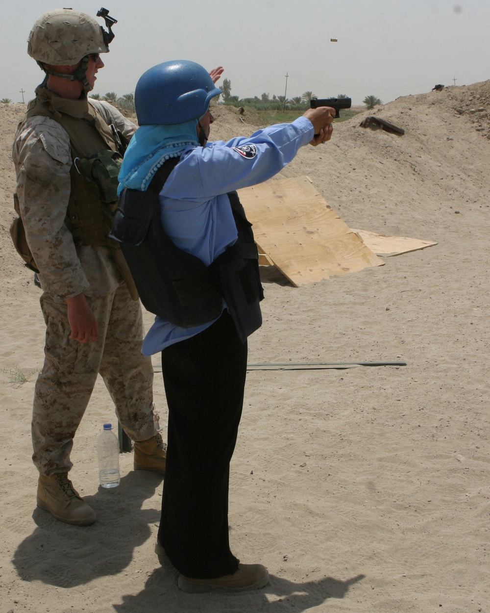 Marines Train Female Iraqi Police