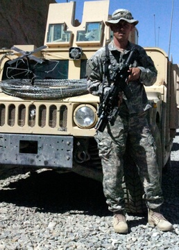 Soldier takes the plunge before deployment