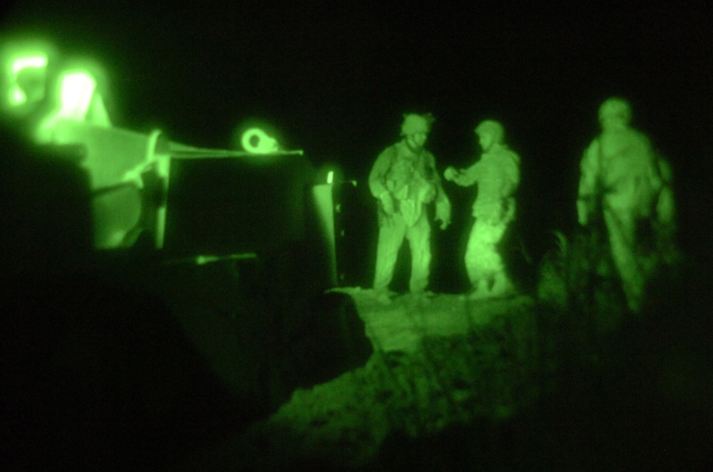 Army Vehicle Launched Bridge, Bucket Loader and the Recovery Vehicle