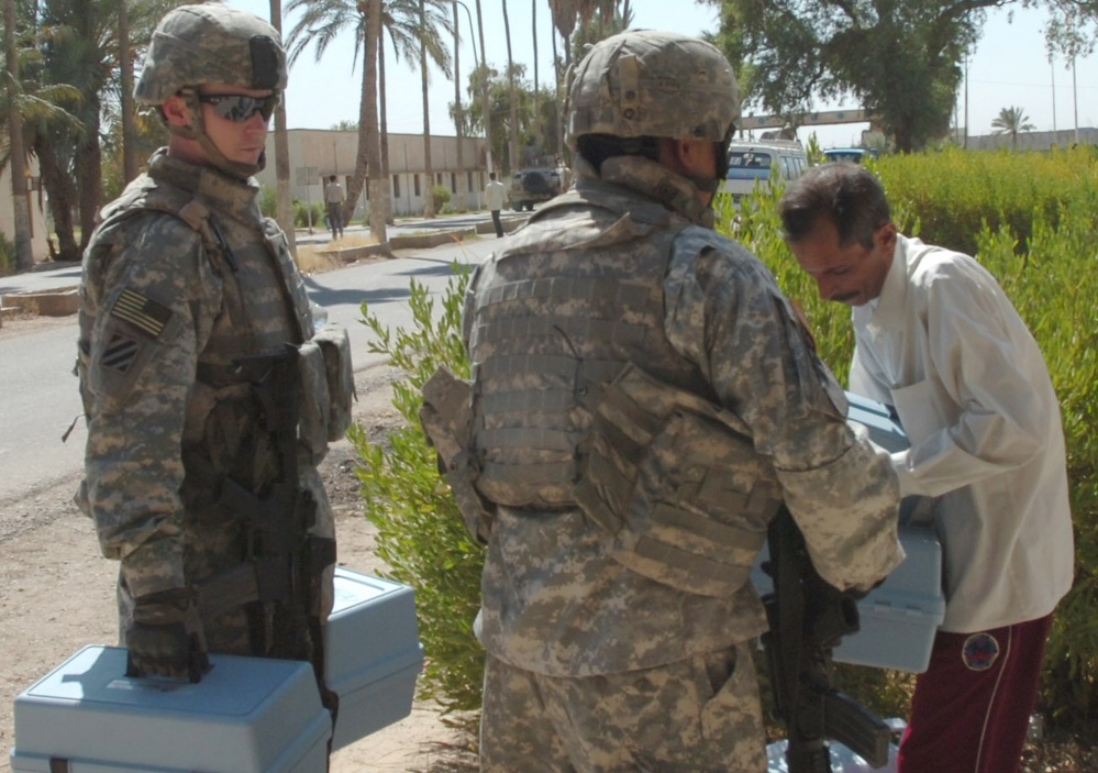 Ironhorse Brigade assists in delivery of soil testing kits to University of