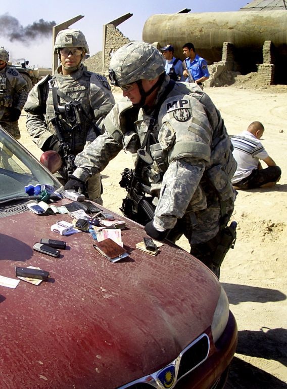 Patrol nets insurgent money handlers