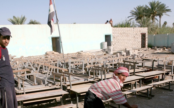 Civil Affairs Marines Help With Rebuilding