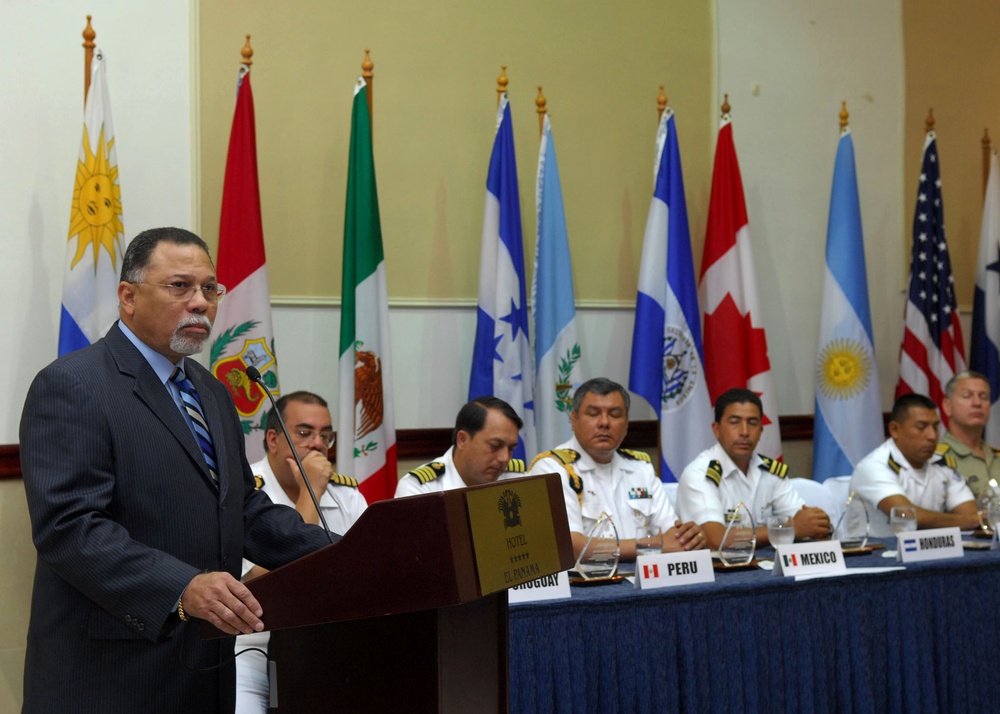 Panamanian Minister of Justice Addresses Other Countries During PANAMAX