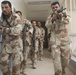 Iraqi soldiers practice clearing buildings