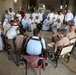 marines meet with local community
