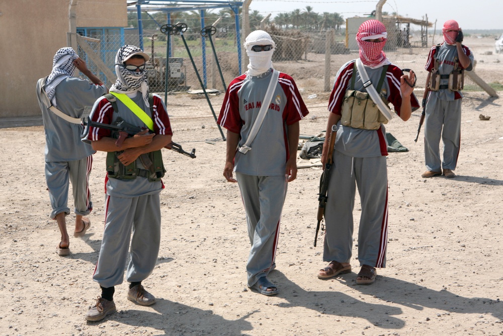 Marines visit Checkpoints in Al Namer