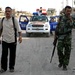 patrol through city of al fallujah