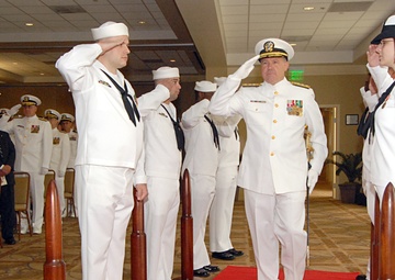 Retirement Ceremony at Naval Station Norfolk's Vista Point Club
