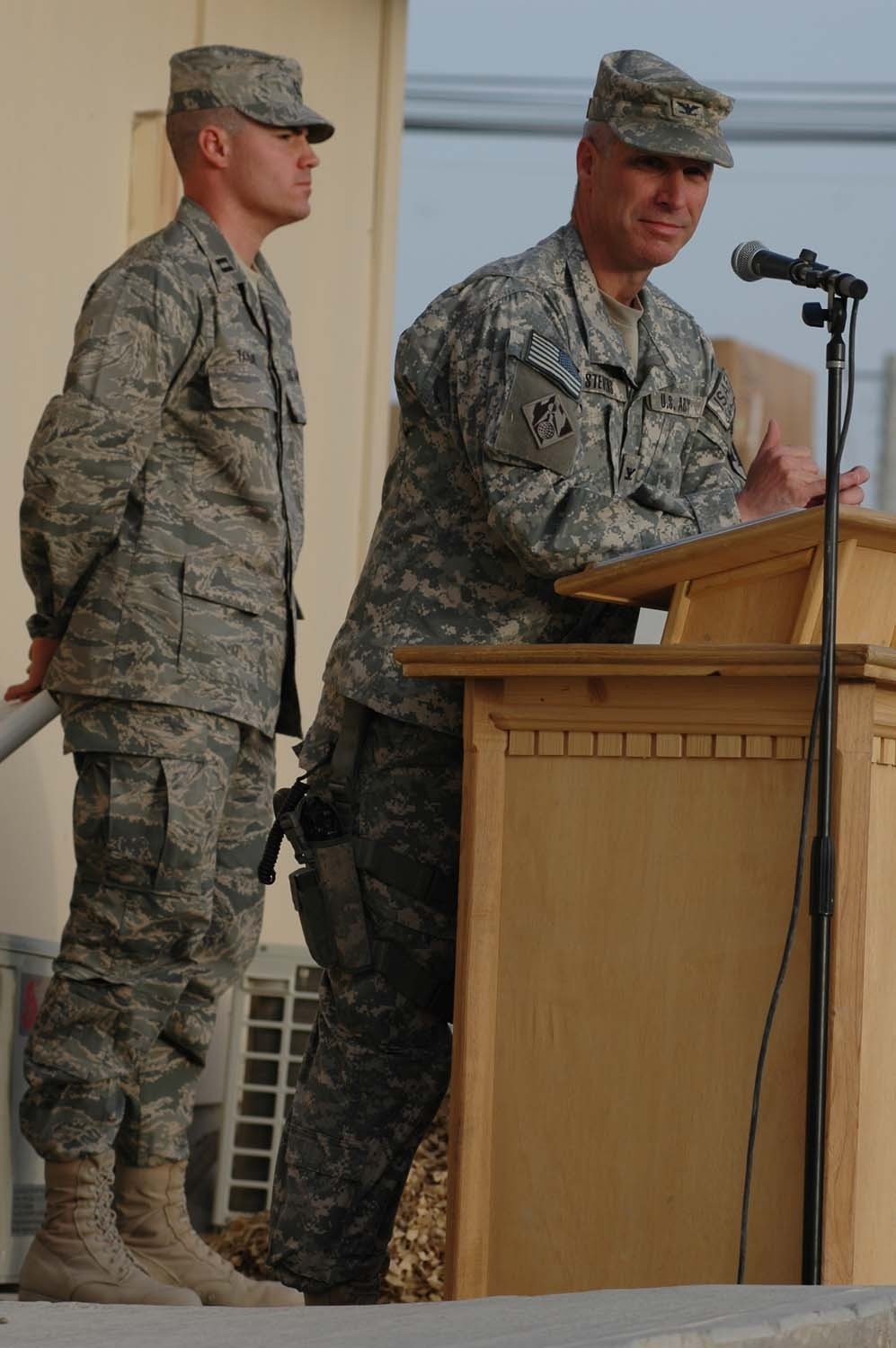 change of command held at Kandahar Airfield