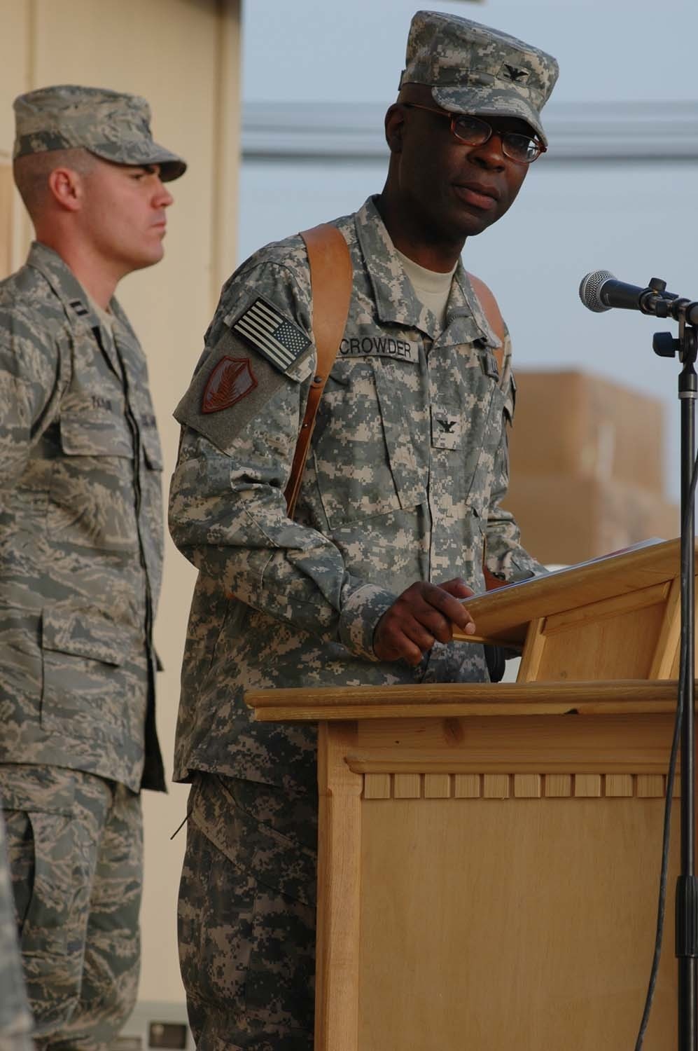 change of command held at Kandahar Airfield