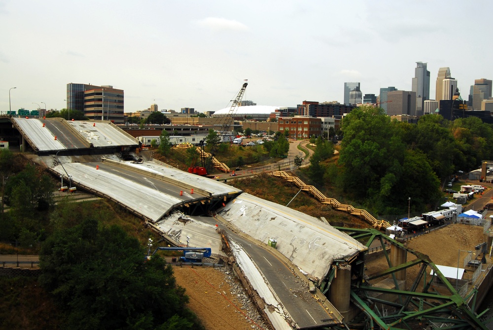Site of the I-35 Bridge Collapse