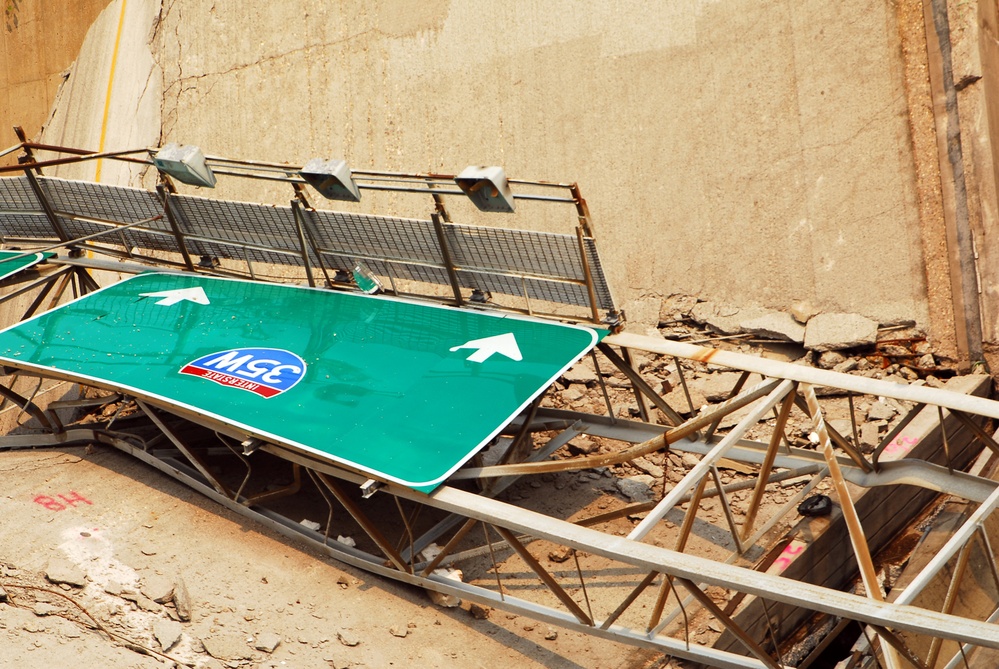 Site of the I-35 Bridge Collapse