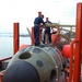 Crew prepares Mystic for training launch