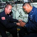 Crew prepares Mystic for training launch