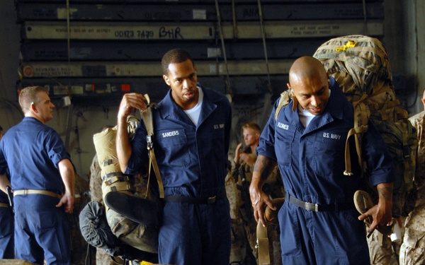Marines returned to USS Bonhomme Richard