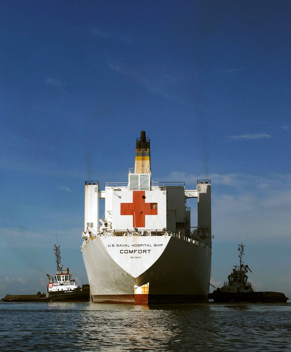 USNS Comfort Deployment