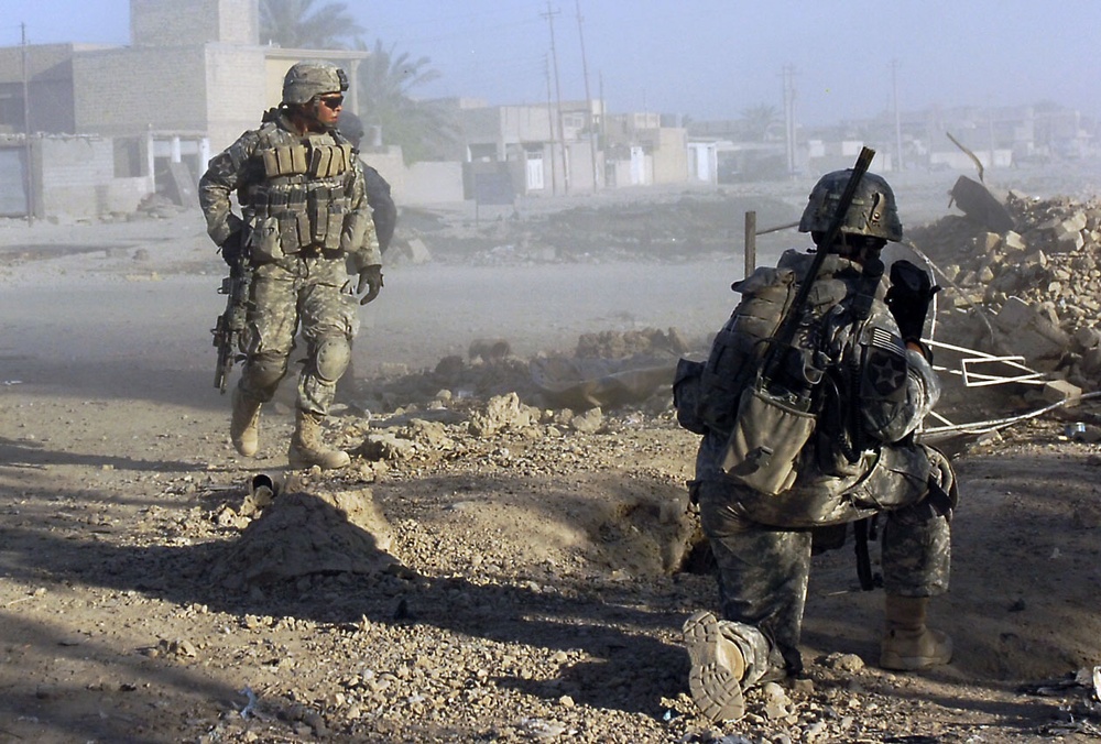 A. Co. 1-38th Infantry Provides Security in Kahtoom