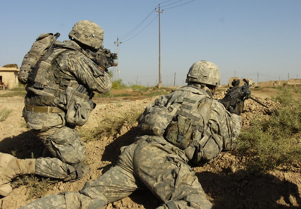 A. Co. 1-38th Infantry Provides Security in Kahtoom