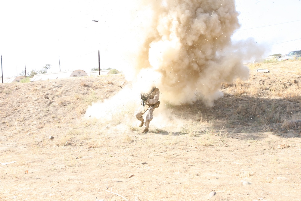 Explosives Keep Marines Alert During Training