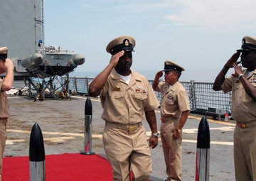 Pinning Ceremony on USS Pearl Harbor
