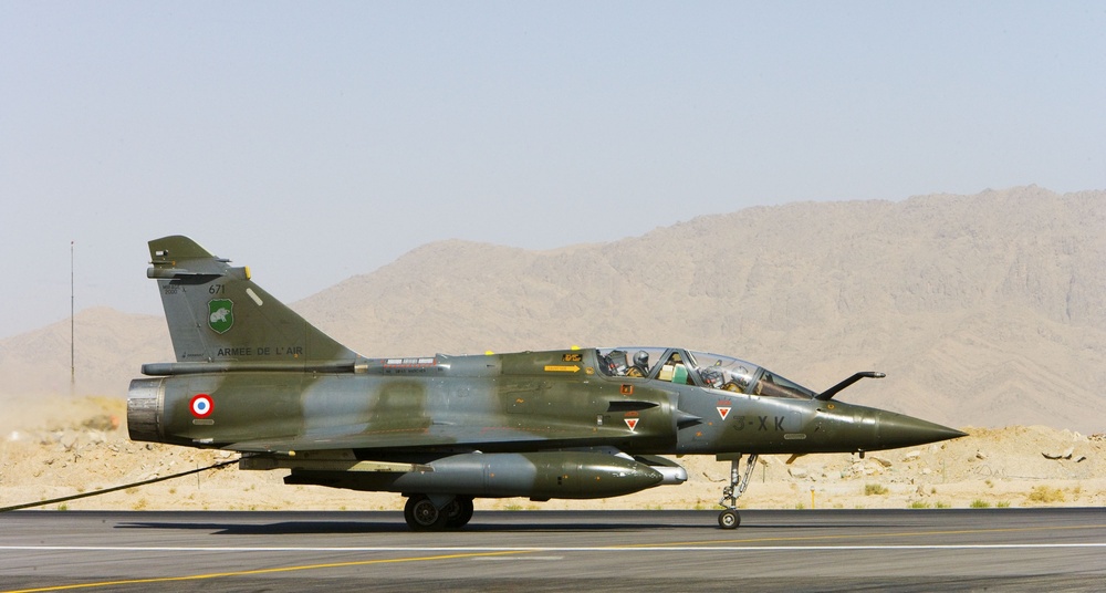 French Mirages arrive at Kandahar Airfield