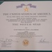 Photo of Certificate
