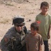 Posing With Iraqi Children