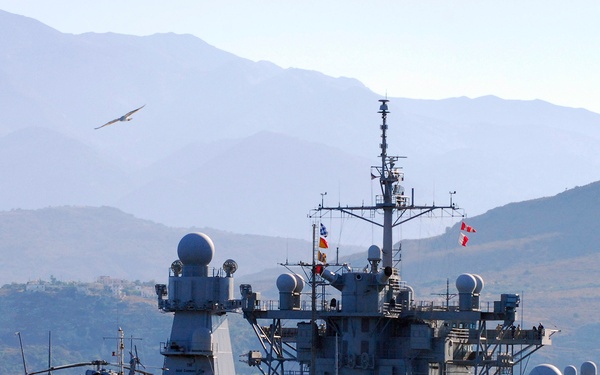 USS Mount Whitney Souda Harbor